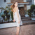 Bushra Vegan Silk Pearly Cupro Midi Dress