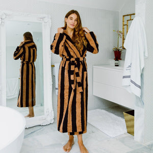 Women's Hooded Extra Long Bathrobe - Miami Main