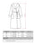Carnegie Luxury Cotton Long Velvet Smoking Jacket in Navy Size Chart Smoking Jacket | Bown of London